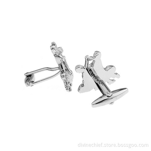 Cuff Links & Tie Clips Manufacturer Custom Copper Mens Cufflinks For Shirt